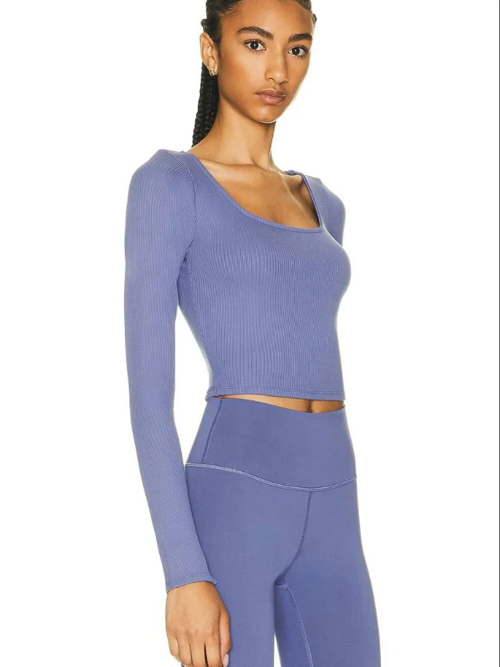 ALO Alosoft Rib Form Long Sleeve Top
